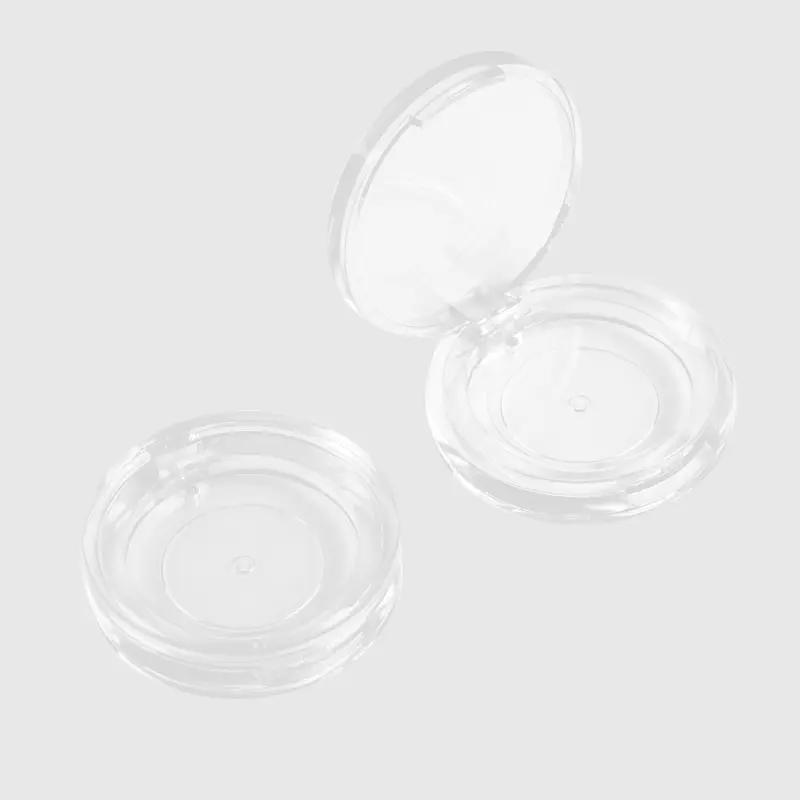Clear grande embalagem compacta em pó prensado